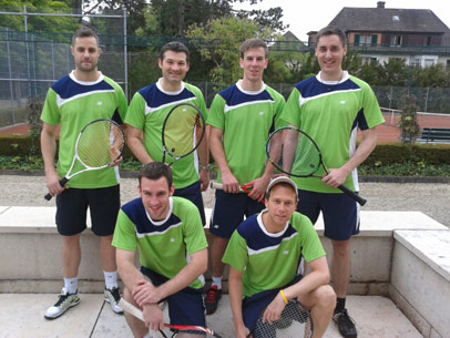 Tennismannschaft in der Kollektion Curve
